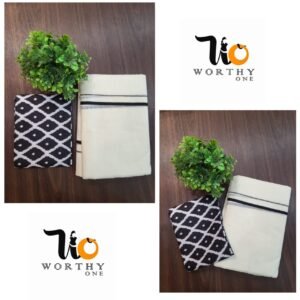 set mundu saree blue (copy)