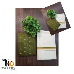 set mundu saree black (copy)