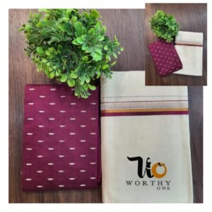 set mundu saree green (copy)